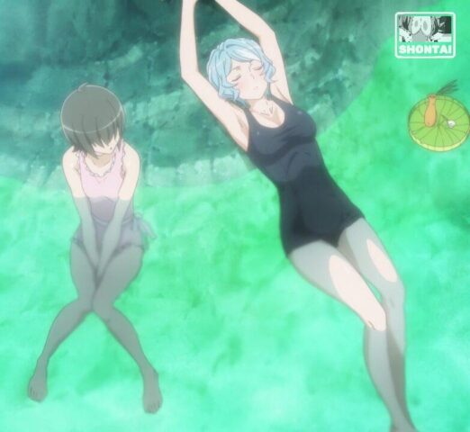 Asfi Al Andromeda's fanservice in season#1OAV-Scene50