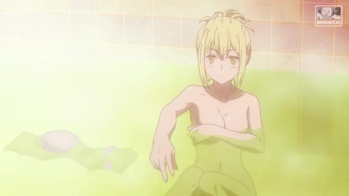 Ais Wallenstein's fanservice in season#1OAV-Scene79