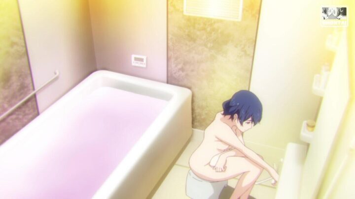 Rui Tachibana's fanservice in season#1ep5-Scene4