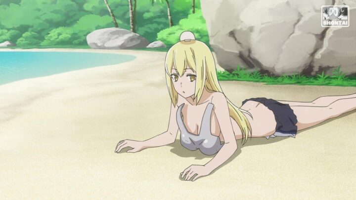 Ais Wallenstein's fanservice in season#2OAV-Scene27