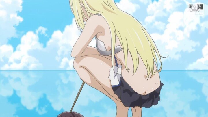 Ais Wallenstein's fanservice in season#2OAV-Scene28