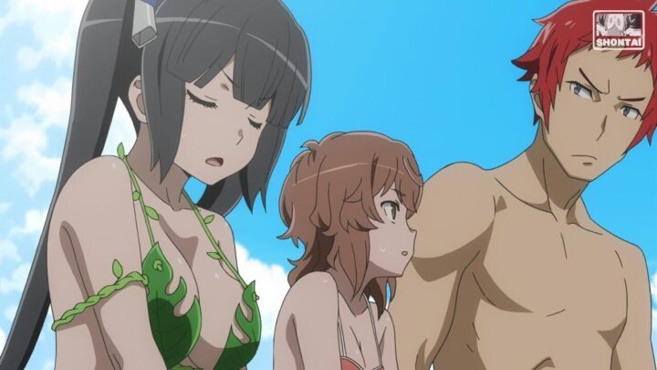 Hestia's fanservice in season#2OAV-Scene46