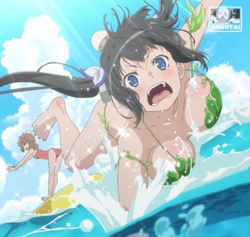 Hestia's fanservice in season#2OAV-Scene60