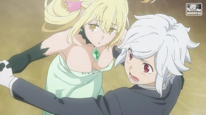 Ais Wallenstein's fanservice in season#2ep1-Scene5