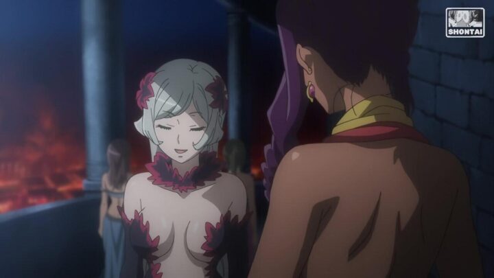 Freya's fanservice in season#2ep10-Scene12