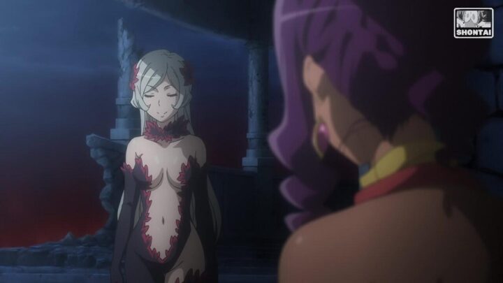 Freya's fanservice in season#2ep10-Scene17