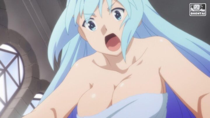 Aqua's fanservice in Season#1ep11-Scene69