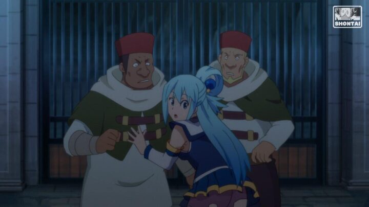 Aqua's fanservice in Season#2ep10-Scene1