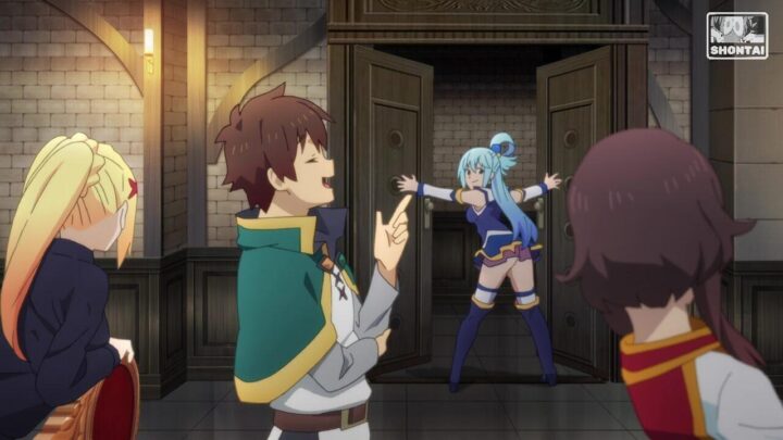 Aqua's fanservice in Season#2ep11oav-Scene25