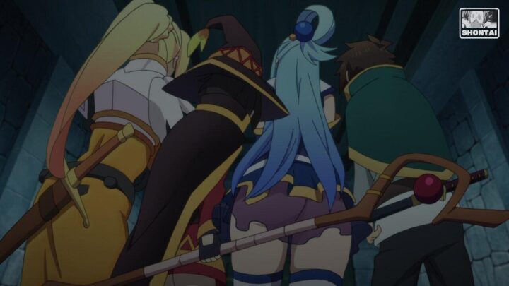 Aqua's fanservice in Season#2ep11oav-Scene29