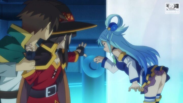 Aqua's fanservice in Season#2ep11oav-Scene30