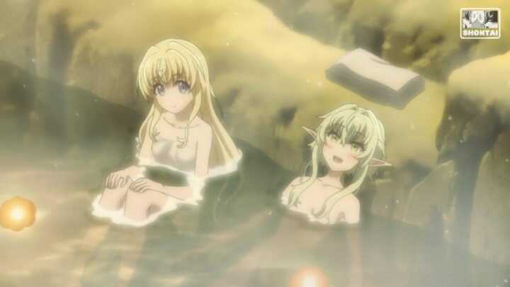 Priestess's fanservice in Movie#1-Scene12