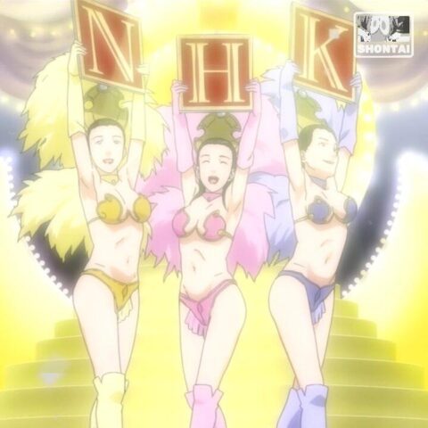 Unnamed Girls – NHK's fanservice in ep1-Scene3