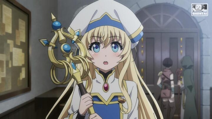 Priestess's fanservice in season#1ep1-Scene1