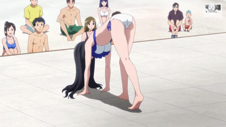 Soryuin Akemi's fanservice in season#1ep12-Scene19