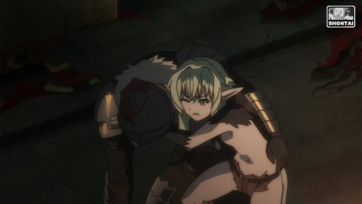 High Elf Archer's fanservice in season#1ep7-Scene36