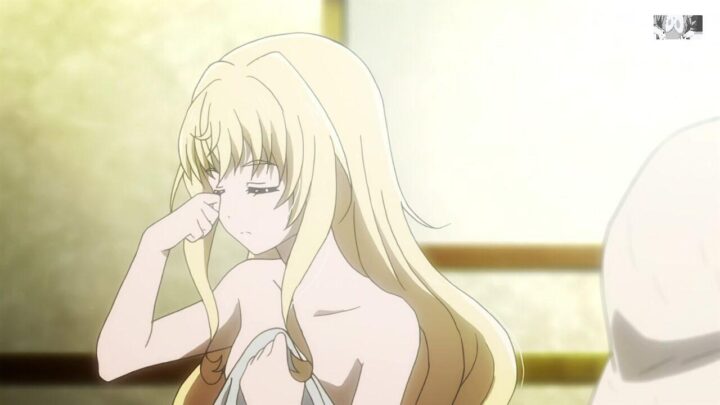 Priestess's fanservice in season#1ep8-Scene19