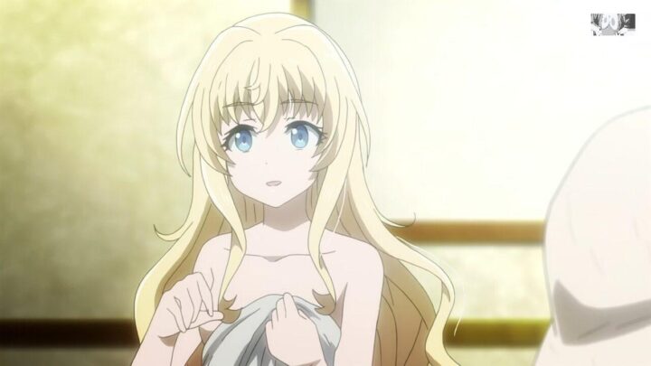 Priestess's fanservice in season#1ep8-Scene20