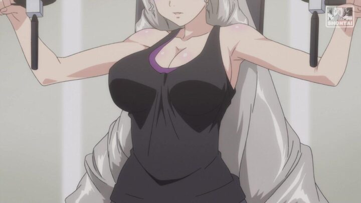 Kaguya Shinjuin's fanservice in Season#1OVA-Scene6