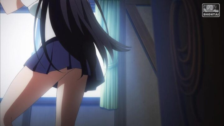 Misa Aoi's fanservice in Season#1ep1-Scene11