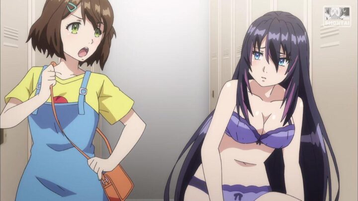 Misa Aoi's fanservice in Season#1ep10-Scene11