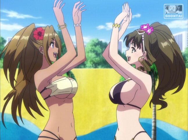 Manatsu Shiraishi's fanservice in Season#1ep6-Scene35