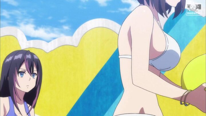 Rin Namiki's fanservice in Season#1ep6-Scene39