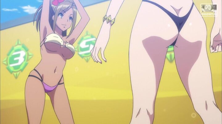 Yuzu Midorikawa's fanservice in Season#1ep6-Scene78