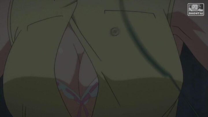 Rin Namiki's fanservice in Season#1ep8-Scene5