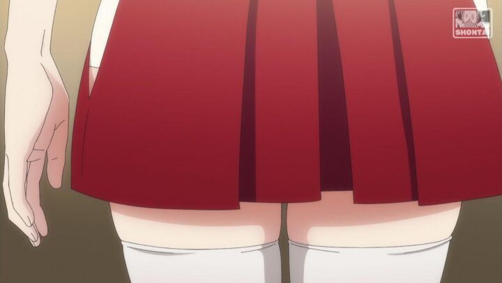 Inori Misuda's fanservice in Season#1ep8-Scene51