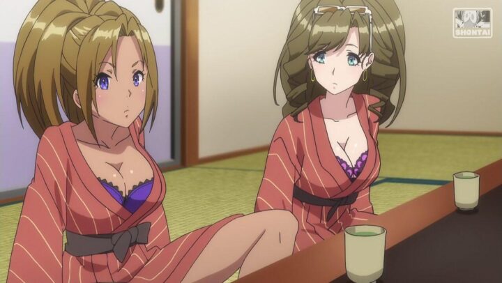 Yuzu Midorikawa's fanservice in Season#1ep8-Scene54