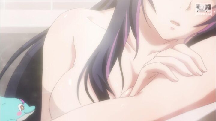 Misa Aoi's fanservice in Season#1ep9-Scene2