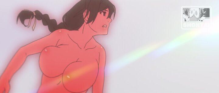 Tsubasa Hanekawa's fanservice in Kizumonogatari_Ep3-Scene36