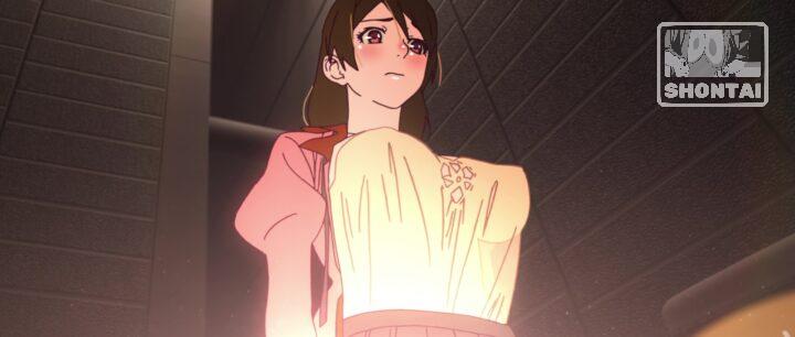 Tsubasa Hanekawa's fanservice in Kizumonogatari_Ep3-Scene82