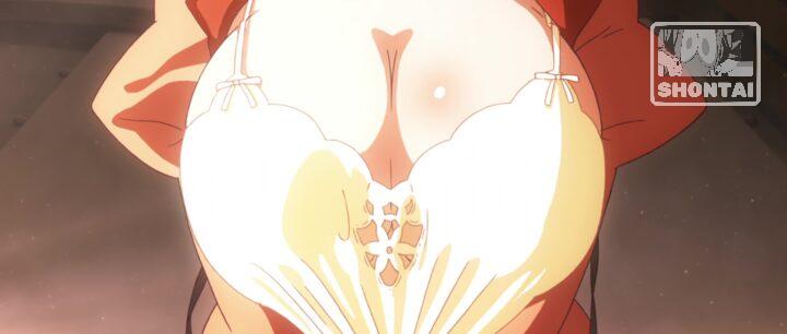 Tsubasa Hanekawa's fanservice in Kizumonogatari_Ep3-Scene88