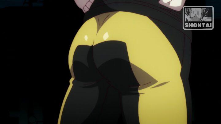 Karen Araragi's fanservice in Nisemonogatari_Ep11-Scene2