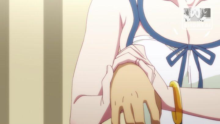 Sodachi Oikura's fanservice in ZokuOwarimonogatari_Ep2-Scene27