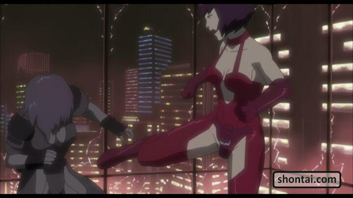 Other girls – Ghost in the Shell's fanservice in StandAloneComplexSeason#1ep7-Scene1