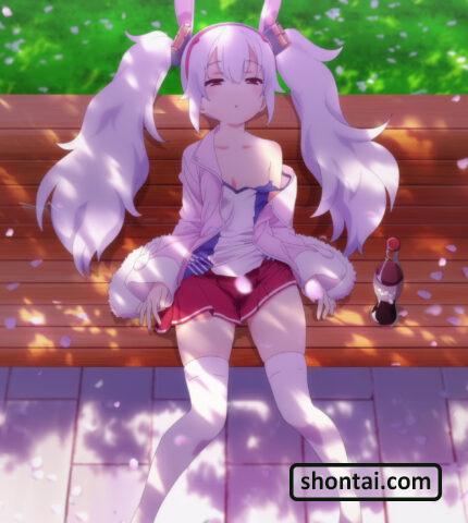 Laffey's fanservice in ep01-Scene#7