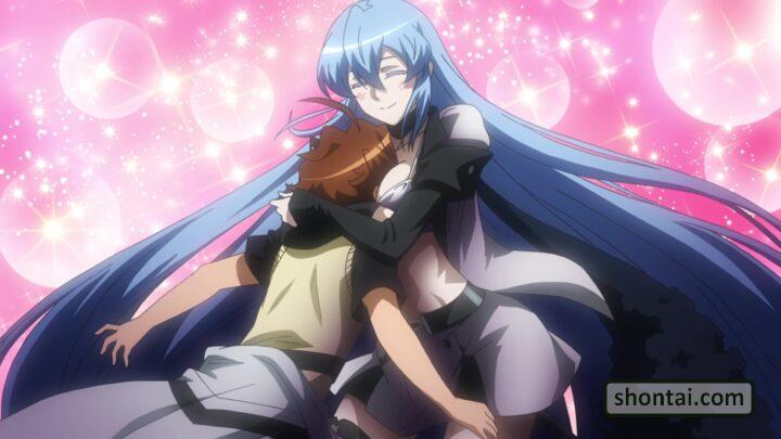 Esdeath's fanservice in season#1ep14-Scene32