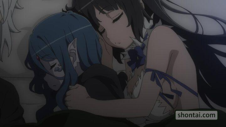 Hestia's fanservice in season#3ep1-Scene26