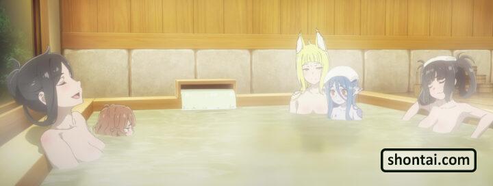 Sanjouno Haruhime's fanservice in season#3ep1-Scene28