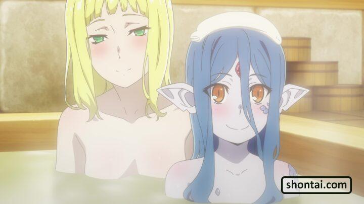 Sanjouno Haruhime's fanservice in season#3ep1-Scene30