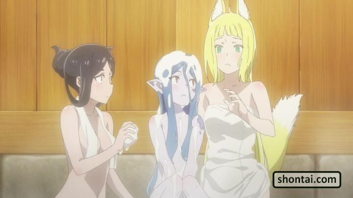 Yamato Mikoto's fanservice in season#3ep1-Scene36