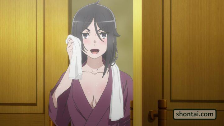 Yamato Mikoto's fanservice in season#3ep1-Scene43