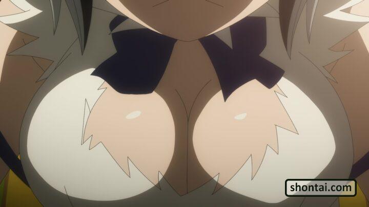 Hestia's fanservice in season#3ep1-Scene6