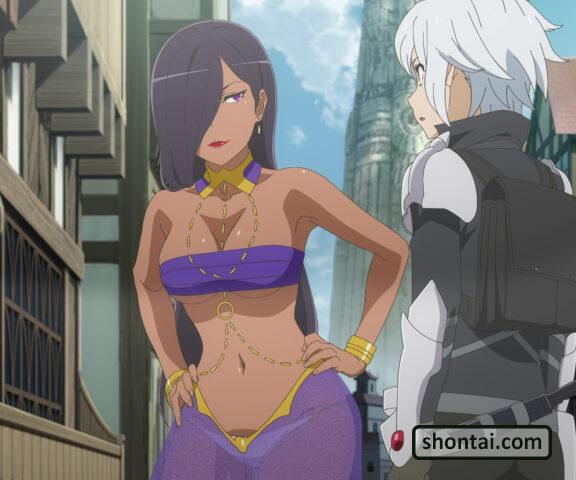 Aisha Belka's fanservice in season#3ep2-Scene8