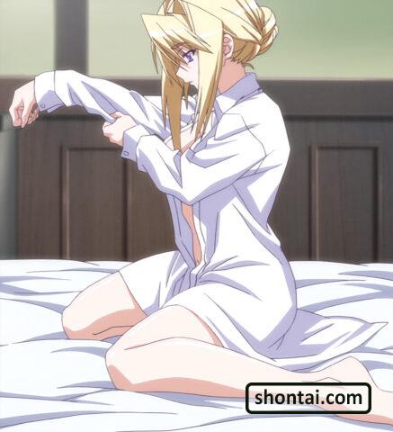 Sylvia Van Hossen's fanservice in OVA#1-Scene11