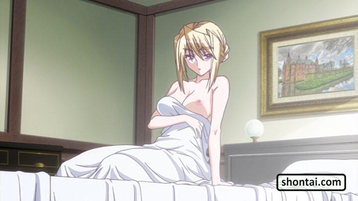 Sylvia Van Hossen's fanservice in OVA#1-Scene8