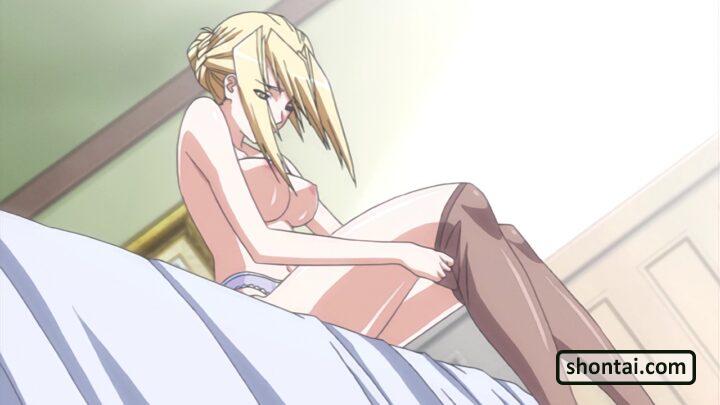 Sylvia Van Hossen's fanservice in OVA#2-Scene7